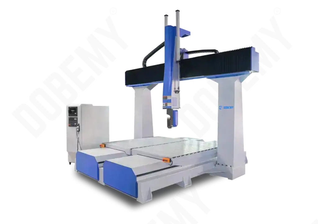 ماكينة DBM-1220 مزدوجة الطاولة ذات خمسة محاور