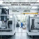 مقارنة احترافية تُظهر ماكينة CNC الرأسية والأفقية